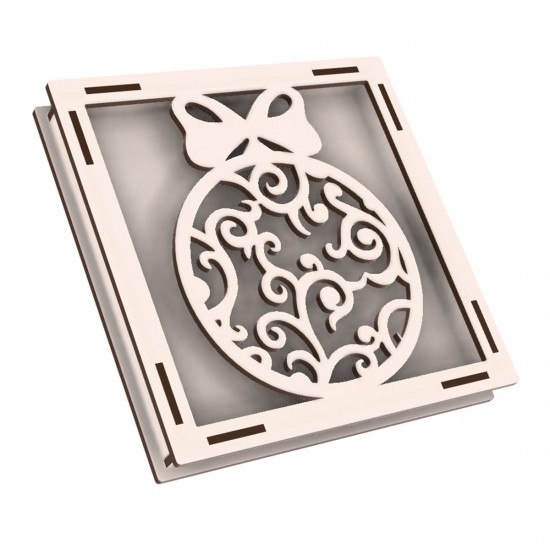 Rama din Placaj de Albasia pentru Muschi sau Licheni - Glob - 200x200x20 mm Rama din Placaj de Albasia pentru Muschi sau Licheni - Glob - 200x200x20 mm