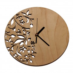 Ceas de Perete cu Model Floral Modern