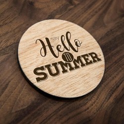 Set Suporturi Pahare Hello Summer - 4 buc