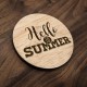 Set Suporturi Pahare Hello Summer - 4 buc