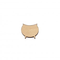Figurina Cazan Vrajitoare din Lemn - C01 - 30x30 mm