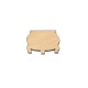 Figurina Cazan Vrajitoare din Lemn - C03 - 43x30 mm