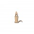 Figurina Lumanare Halloween din Lemn - L01 - 21x30 mm