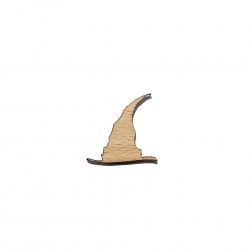 Figurina Palarie Vrajitoare din Lemn - P01 - 30x30 mm