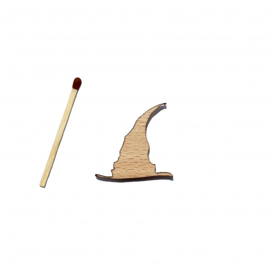 Figurina Palarie Vrajitoare din Lemn - P01 - 30x30 mm