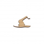 Figurina Palarie Vrajitoare din Lemn - P02 - 45x30 mm