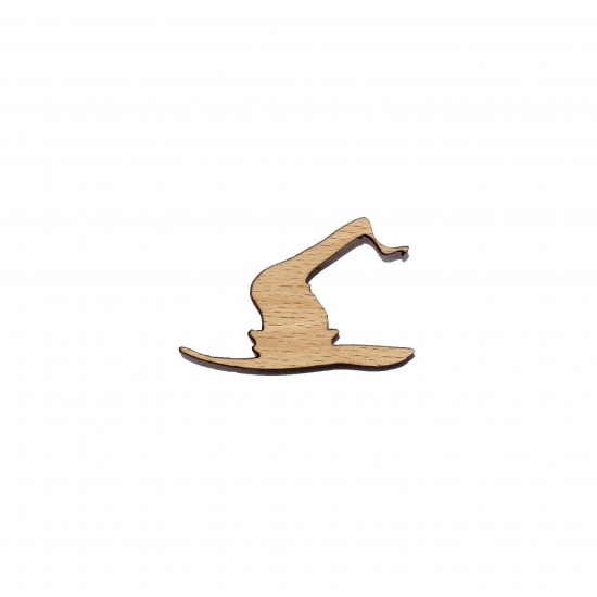 Figurina Palarie Vrajitoare din Lemn - P02 - 45x30 mm