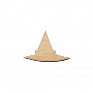 Figurina Palarie Vrajitoare din Lemn - P05 - 46x30 mm