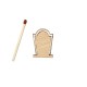 Figurina Piatra de Mormant din Lemn - P02 - 30x22 mm Figurina Piatra de Mormant din Lemn - P02 - 30x22 mm