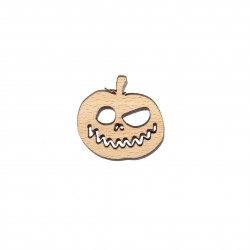 Figurina Dovleac Halloween din Lemn - D10 - 30x30 mm