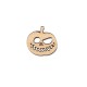 Figurina Dovleac Halloween din Lemn - D10 - 30x30 mm