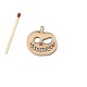 Figurina Dovleac Halloween din Lemn - D10 - 30x30 mm