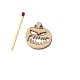 Figurina Dovleac Halloween din Lemn - D13 - 30x30 mm
