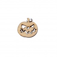 Figurina Dovleac Halloween din Lemn - D14 - 30x30 mm
