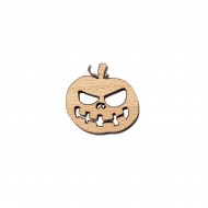 Figurina Dovleac Halloween din Lemn - D15 - 30x30 mm
