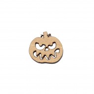 Figurina Dovleac Halloween din Lemn - D17 - 30x30 mm