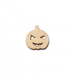 Figurina Dovleac Halloween din Lemn - D01 - 30x30 mm