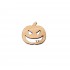 Figurina Dovleac Halloween din Lemn - D20 - 30x30 mm