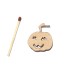 Figurina Dovleac Halloween din Lemn - D03 - 30x30 mm