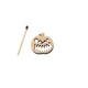Figurina Dovleac Halloween din Lemn - D05 - 30x30 mm