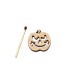 Figurina Dovleac Halloween din Lemn - D06 - 30x30 mm