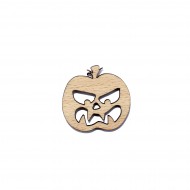 Figurina Dovleac Halloween din Lemn - D07 - 30x30 mm