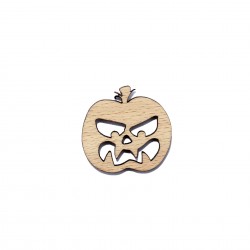 Figurina Dovleac Halloween din Lemn - D07 - 30x30 mm