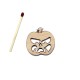 Figurina Dovleac Halloween din Lemn - D07 - 30x30 mm