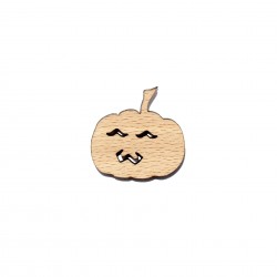 Figurina Dovleac Halloween din Lemn - D08 - 30x30 mm