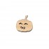 Figurina Dovleac Halloween din Lemn - D08 - 30x30 mm