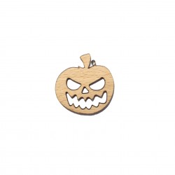 Figurina Dovleac Halloween din Lemn - D09 - 30x30 mm