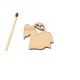 Figurina Fantoma din Lemn - F03 - 34x30 mm