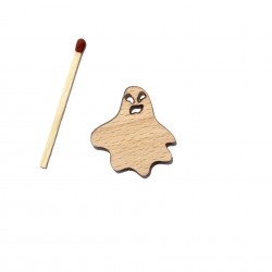 Figurina Fantoma din Lemn - F04 - 30x28 mm