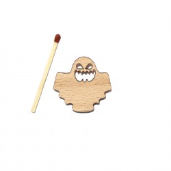 Figurina Fantoma din Lemn - F06 - 32x30 mm