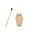 Figurina Bufnita din Lemn - B01 - 30x18 mm
