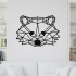 Decoratiune Geometrica de Perete din Lemn - Raton - 82x58 cm