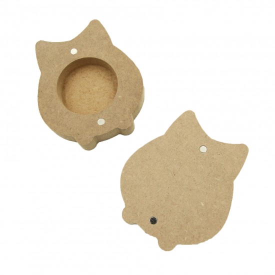 Cutie pentru Mot Blank - Bufnita - 10x8.5 cm