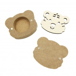 Cutie pentru Mot Blank - Tigru - 9x7.5 cm