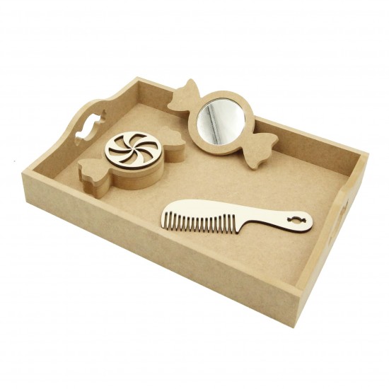 Set 4 piese Blank pentru Mot - Tematica Bombonica