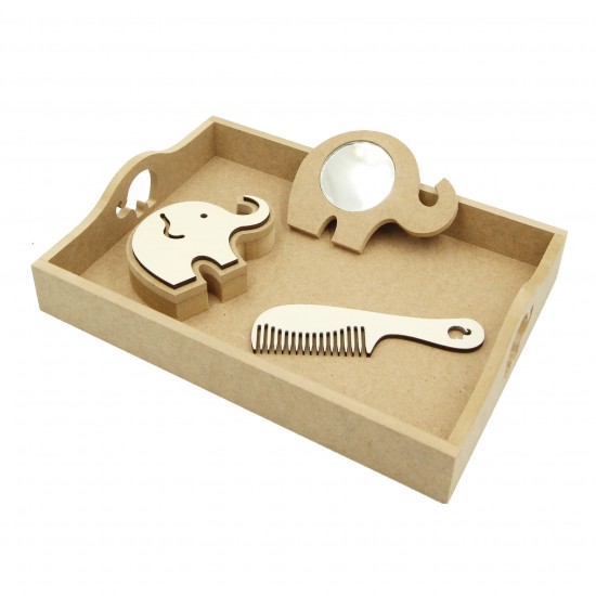 Set 4 piese Blank pentru Mot - Tematica Elefantel