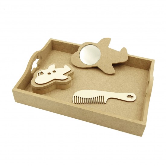 Set 4 piese Blank pentru Mot - Tematica Avion