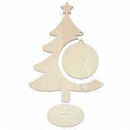 Ornament Blank Brad cu spatiu Glob