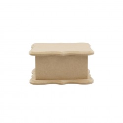 Cutie MDF  Foarte Mica - Model Ondulat - Blank