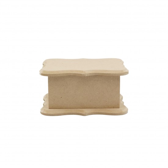 Cutie MDF  Foarte Mica - Model Ondulat - Blank