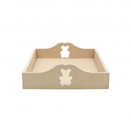 Tava MDF A4 pentru Gatitul Miresei - Tavita Mot - T17 - A4 Blank