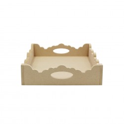 Tava MDF A4+ pentru Gatitul Miresei - Tavita Mot - T10 - A4+ Blank