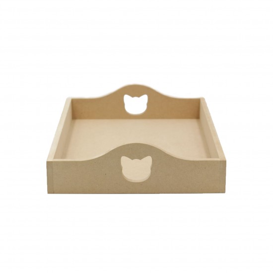 Tava MDF A4 pentru Gatitul Miresei - Tavita Mot - T19 - A4 Blank