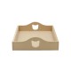Tava MDF A4 pentru Gatitul Miresei - Tavita Mot - T19 - A4 Blank