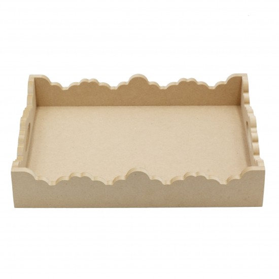 Tava MDF A4 pentru Gatitul Miresei - Tavita Mot - T10 - A4 Blank