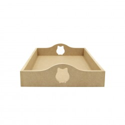 Tava MDF A4 pentru Gatitul Miresei - Tavita Mot - T23 - A4+ Blank